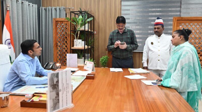 जिलाधिकारी के निर्देश पर तीन दिन में हुआ भूमि का दाखिल-खारिज