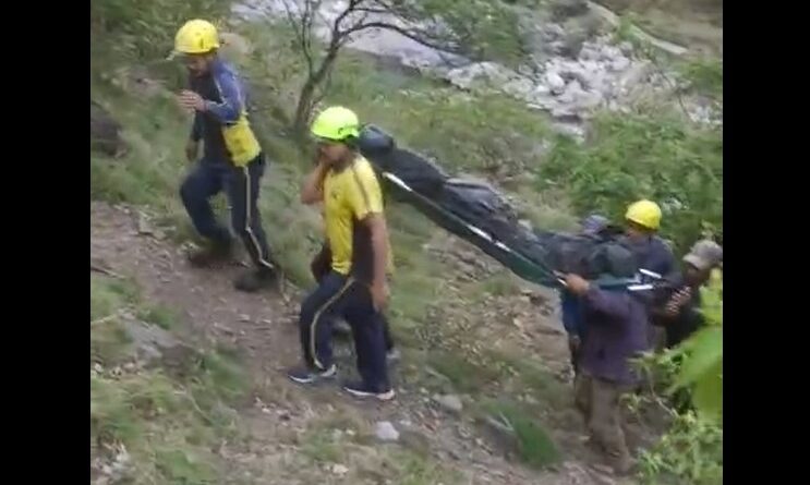 दर्दनाक सड़क हादसा- गहरी खाई में गिरा वाहन, चालक की मौत